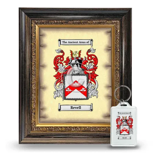 Revell Framed Coat of Arms and Keychain - Heirloom