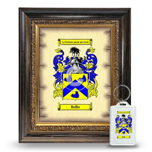 Rollo Framed Coat of Arms and Keychain - Heirloom