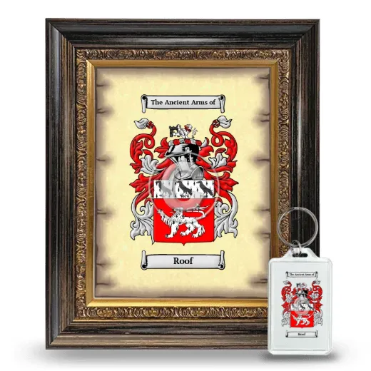 Roof Framed Coat of Arms and Keychain - Heirloom