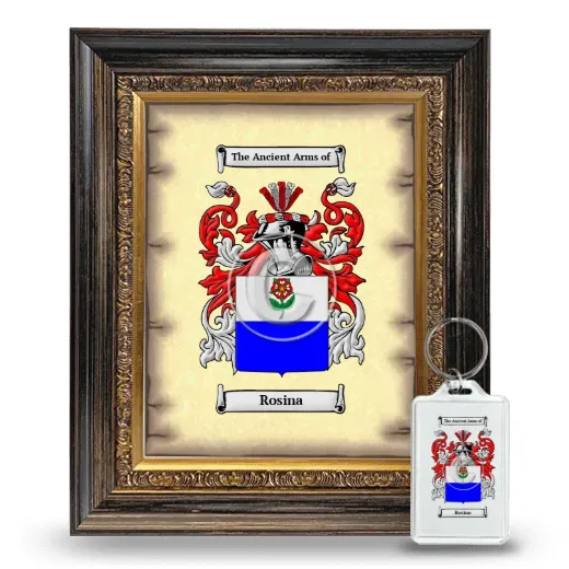 Rosina Framed Coat of Arms and Keychain - Heirloom