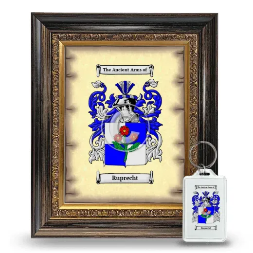 Ruprecht Framed Coat of Arms and Keychain - Heirloom
