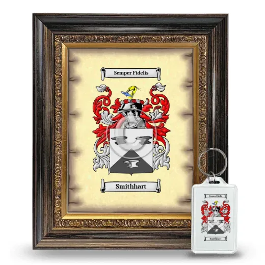 Smithhart Framed Coat of Arms and Keychain - Heirloom