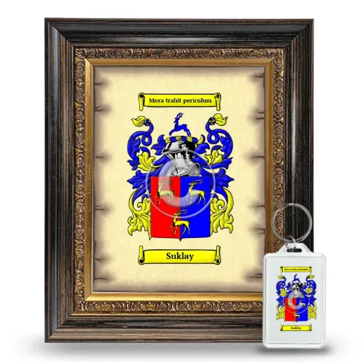 Suklay Framed Coat of Arms and Keychain - Heirloom