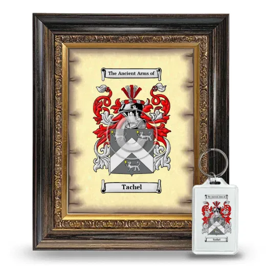 Tachel Framed Coat of Arms and Keychain - Heirloom