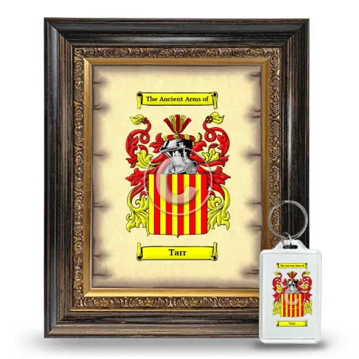 Tarr Framed Coat of Arms and Keychain - Heirloom