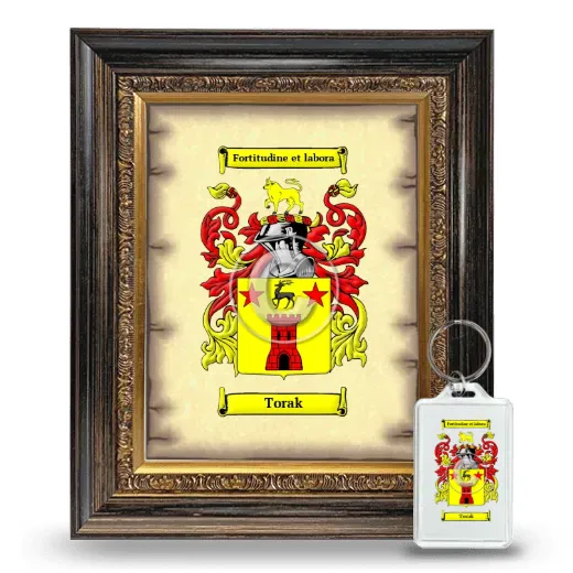Torak Framed Coat of Arms and Keychain - Heirloom