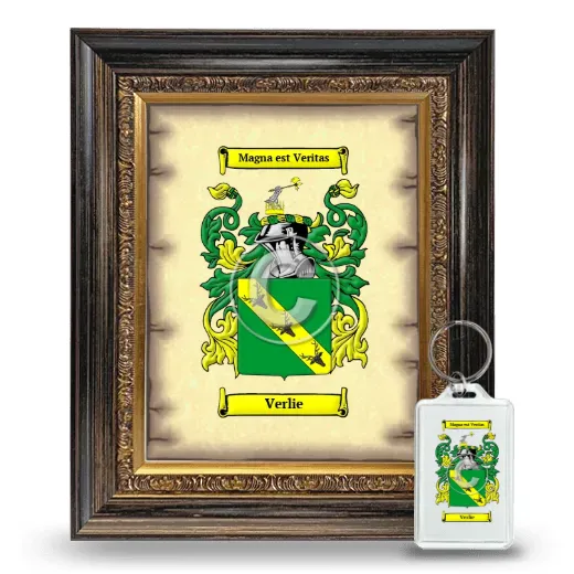 Verlie Framed Coat of Arms and Keychain - Heirloom