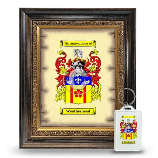 Weatherhead Framed Coat of Arms and Keychain - Heirloom
