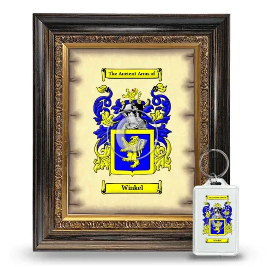 Winkel Framed Coat of Arms and Keychain - Heirloom