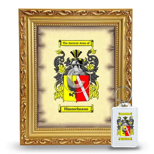 Himmelmann Framed Coat of Arms and Keychain - Gold