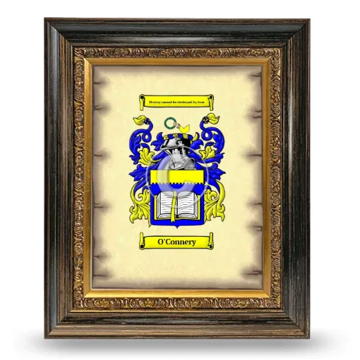 O'Connery Coat of Arms Framed - Heirloom