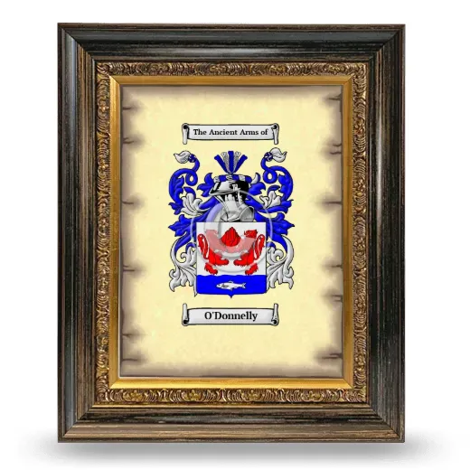 O'Donnelly Coat of Arms Framed - Heirloom