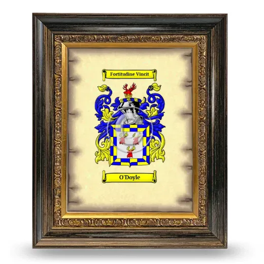 O'Doyle Coat of Arms Framed - Heirloom