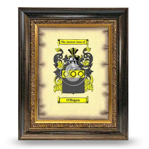 O'Hogan Coat of Arms Framed - Heirloom