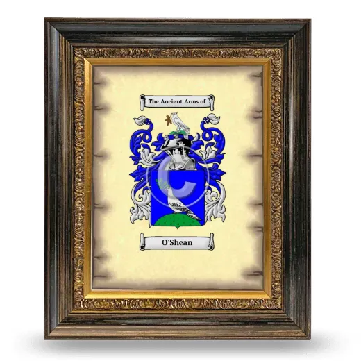 O'Shean Coat of Arms Framed - Heirloom