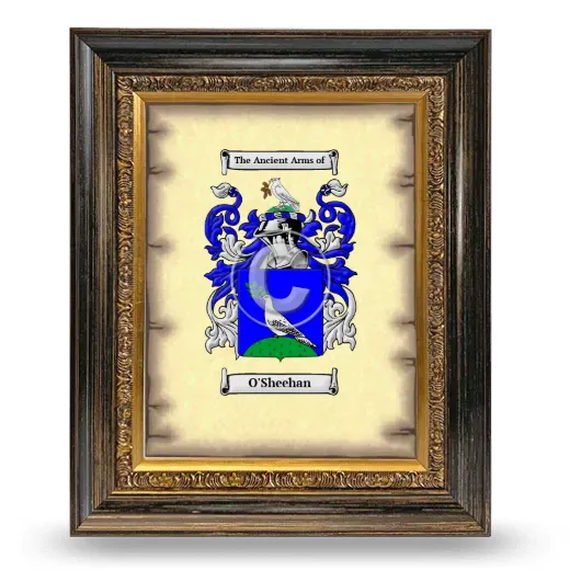 O'Sheehan Coat of Arms Framed - Heirloom