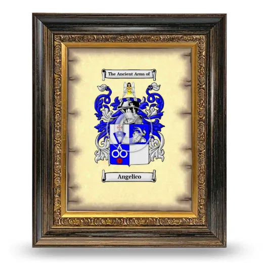 Angelico Coat of Arms Framed - Heirloom