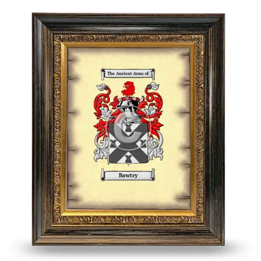 Bawtry Coat of Arms Framed - Heirloom