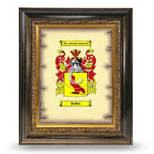 Bodea Coat of Arms Framed - Heirloom
