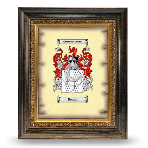 Bough Coat of Arms Framed - Heirloom