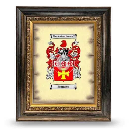 Branwyn Coat of Arms Framed - Heirloom