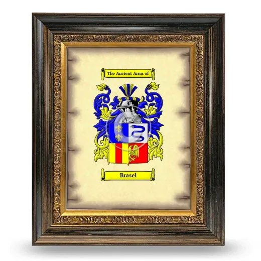Brasel Coat of Arms Framed - Heirloom