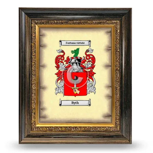 Byth Coat of Arms Framed - Heirloom