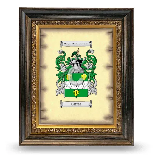 Caffee Coat of Arms Framed - Heirloom