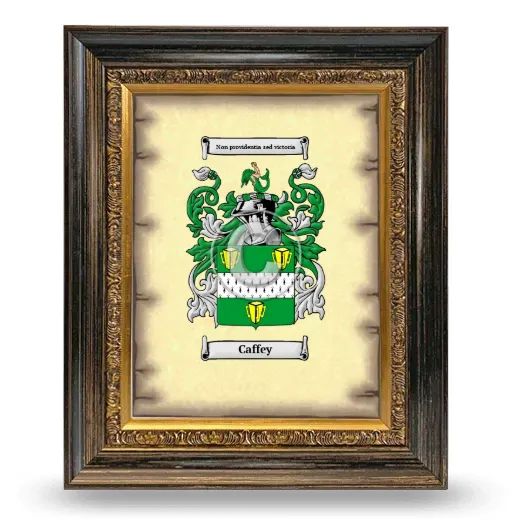 Caffey Coat of Arms Framed - Heirloom