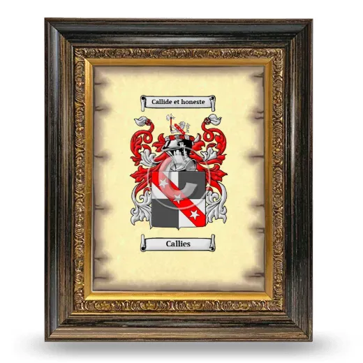 Callies Coat of Arms Framed - Heirloom