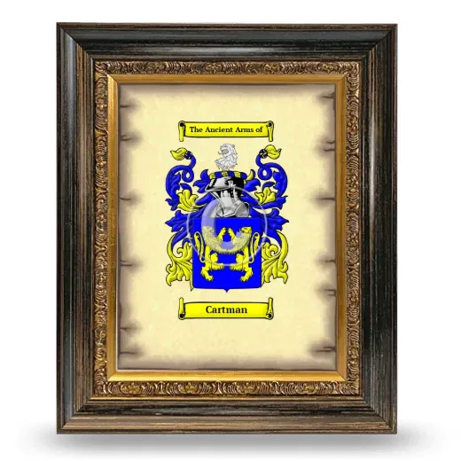Cartman Coat of Arms Framed - Heirloom