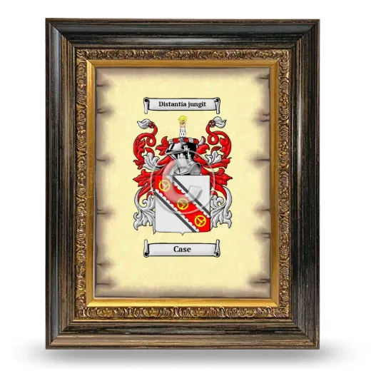 Case Coat of Arms Framed - Heirloom