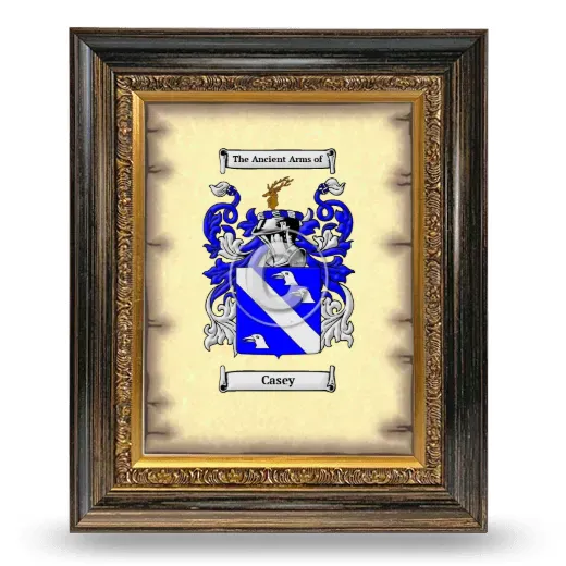 Casey Coat of Arms Framed - Heirloom