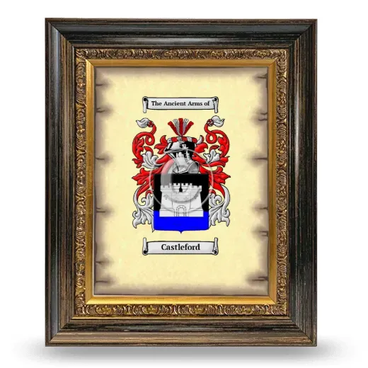 Castleford Coat of Arms Framed - Heirloom