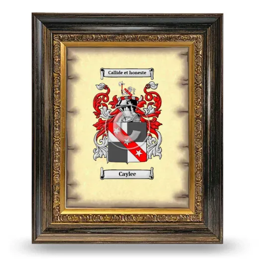 Caylee Coat of Arms Framed - Heirloom