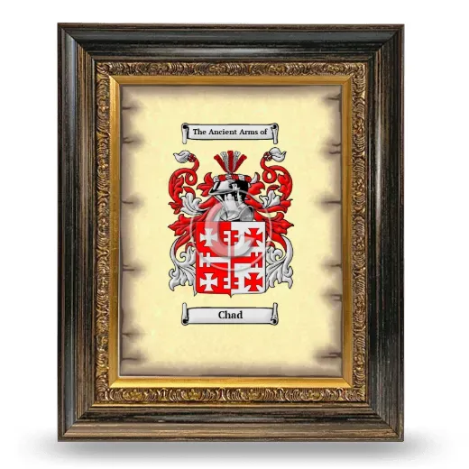Chad Coat of Arms Framed - Heirloom