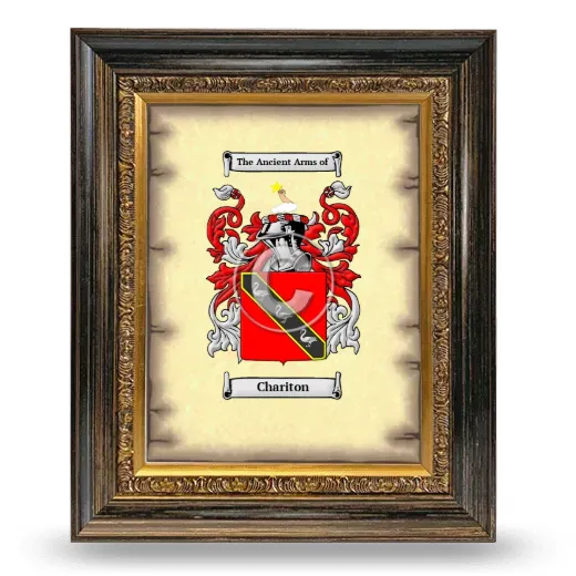 Chariton Coat of Arms Framed - Heirloom