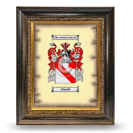 Cherril Coat of Arms Framed - Heirloom