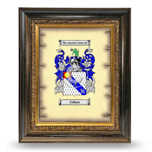 Cohan Coat of Arms Framed - Heirloom