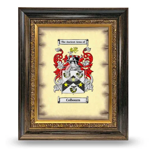 Colbourn Coat of Arms Framed - Heirloom