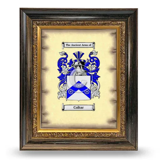 Coltar Coat of Arms Framed - Heirloom