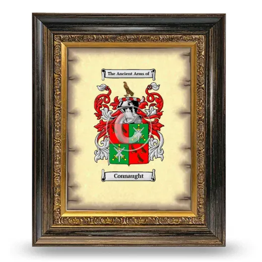 Connaught Coat of Arms Framed - Heirloom