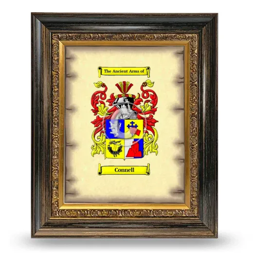 Connell Coat of Arms Framed - Heirloom