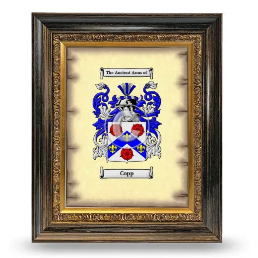 Copp Coat of Arms Framed - Heirloom