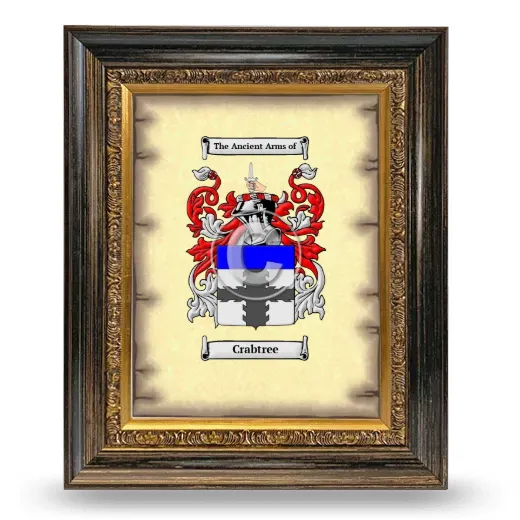 Crabtree Coat of Arms Framed - Heirloom