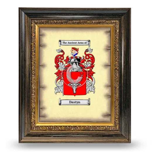 Dastyn Coat of Arms Framed - Heirloom