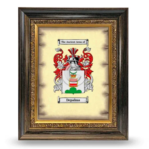 Depalma Coat of Arms Framed - Heirloom