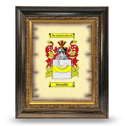 Dicamillo Coat of Arms Framed - Heirloom