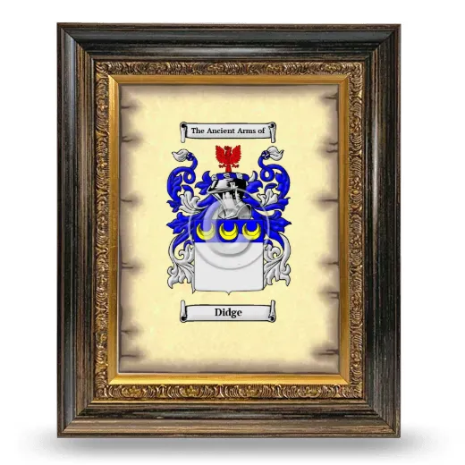 Didge Coat of Arms Framed - Heirloom