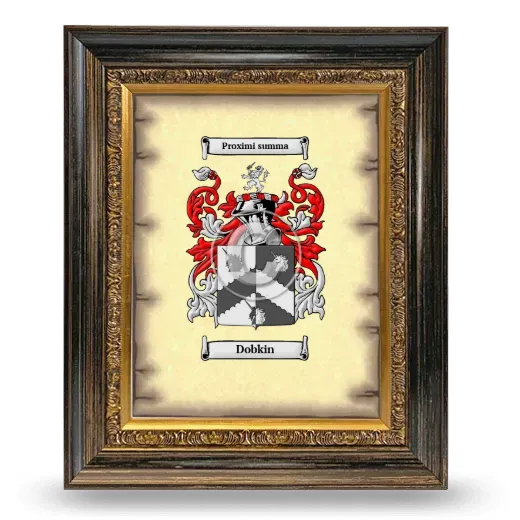 Dobkin Coat of Arms Framed - Heirloom